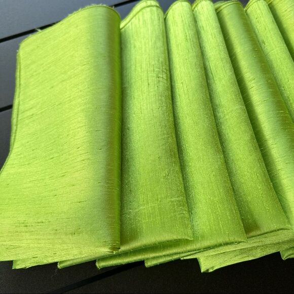 12 Lemon Lime Dressy Dinner Napkins 19” X 19” NWOT - Picture 12 of 12
